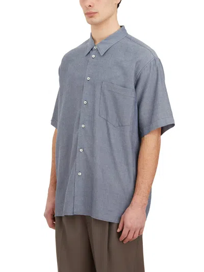 Magliano Man Shirt Slate Blue Size L Lyocell