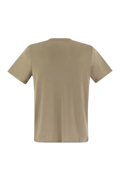 Majestic Filatures Short-sleeved T-shirt In Lyocell And Cotton