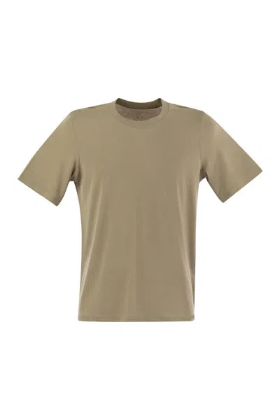 Majestic Filatures Short-sleeved T-shirt In Lyocell And Cotton