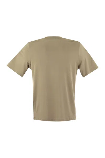 Majestic Filatures Short-sleeved T-shirt In Lyocell And Cotton