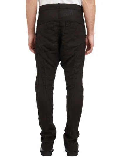 Masnada Pantalone In Lino Cavallo Basso