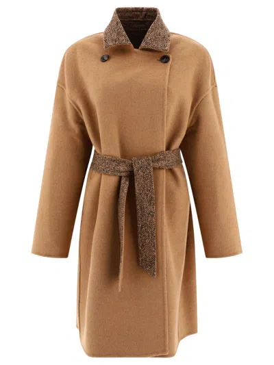 Max Mara Reversible Camel And Wool Coat