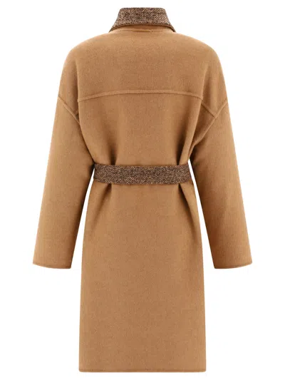 Max Mara Reversible Camel And Wool Coat