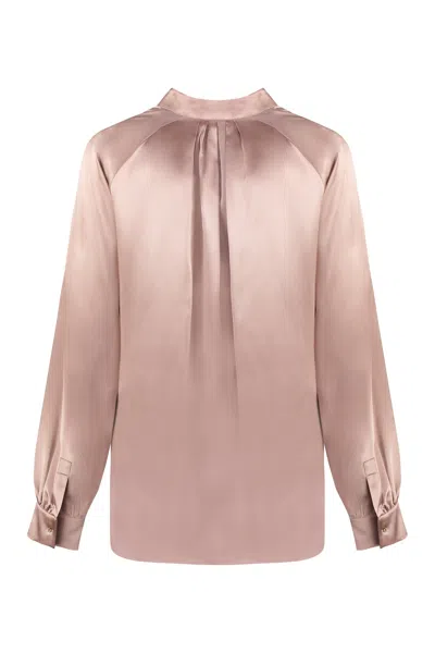Max Mara Women's Tamigi Silk Blouse With Bow Top