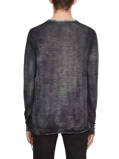 Md75 Regular Crew Neck Sweater With Ribbed Neck