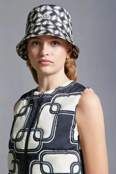 Moncler Logo Monogram Bucket Hat