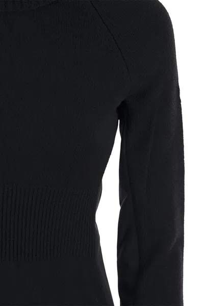 Moncler Wool  Fleece Polo Neck Jumper