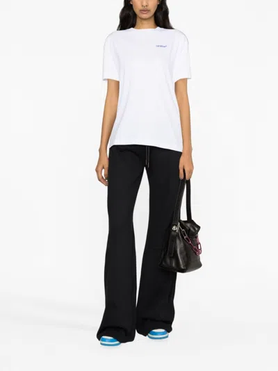 Off-white Round Joggers In Cotton Jersey
