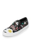 ANYA HINDMARCH Skater Sneakers with Allover Stickers