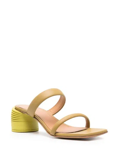 Off-white Woman Sandals Sand Size 8 Leather