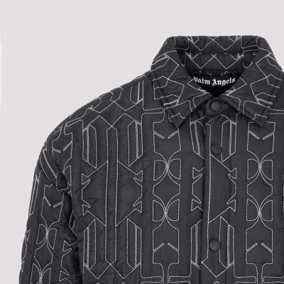 Palm Angels Quilted All Monogram Outerwear With Snap Buttons