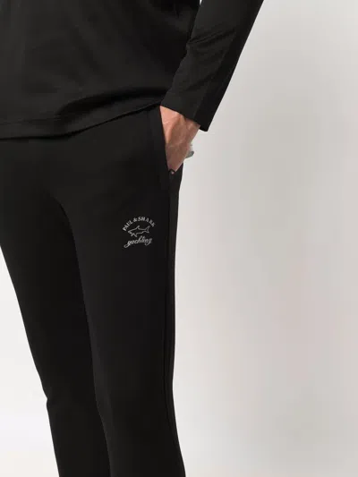 Paul & Shark Super Soft Stretch Sweatpants With Reflex Logo