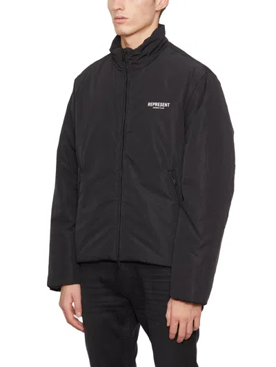 Represent High Neck Jacket With Zip Closure
