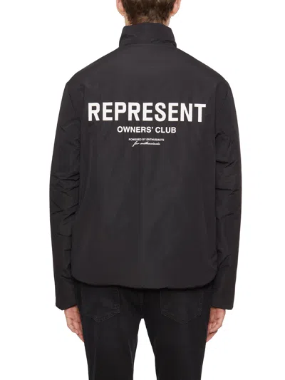 Represent High Neck Jacket With Zip Closure
