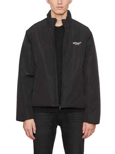 Represent High Neck Jacket With Zip Closure