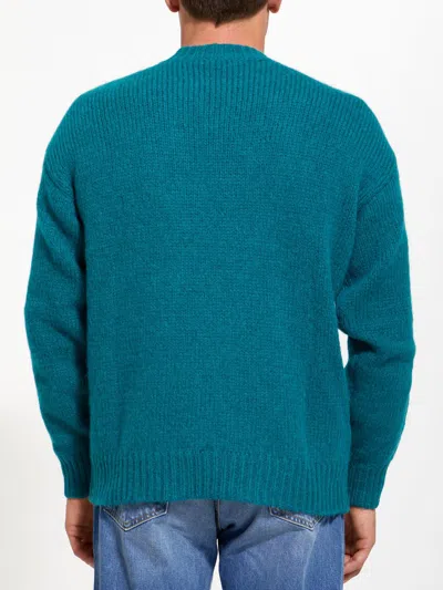 Roberto Collina Green Merino Wool Sweater