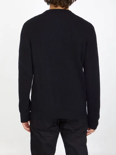 Roberto Collina Merino Wool Jumper In Black