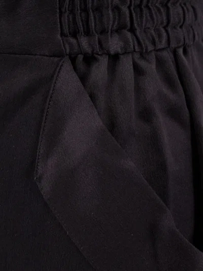 Saint Laurent Pencil Midi Skirt In Silk