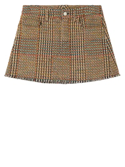 Stella Mccartney Wool Tweed Mini Skirt
