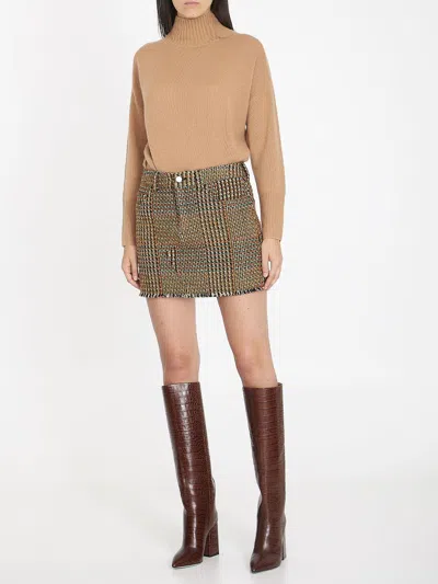 Stella Mccartney Wool Tweed Mini Skirt