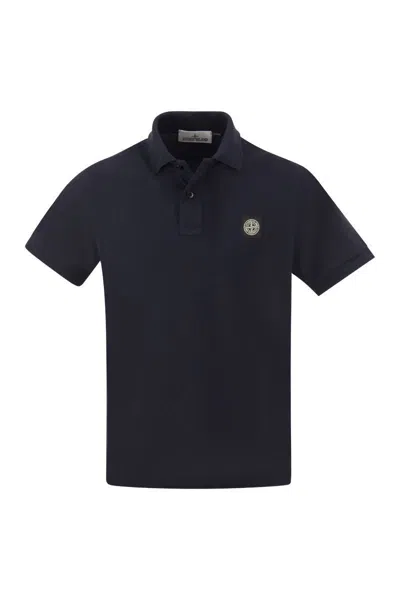 Stone Island Logo Polo Shirt