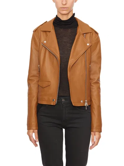 Sword 6.6.44 Woman Jacket Camel Size 8 Soft Leather