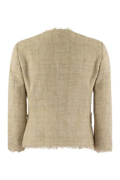 Tagliatore Dharma - Papyrus-effect Jacket
