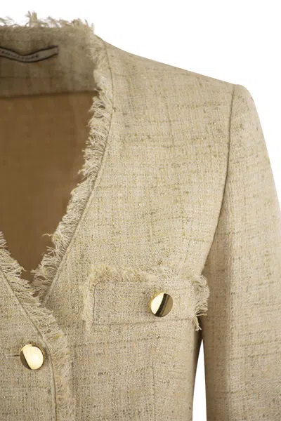 Tagliatore Dharma - Papyrus-effect Jacket