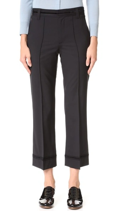 Shop Marc Jacobs Cropped Bowie Pants In Black