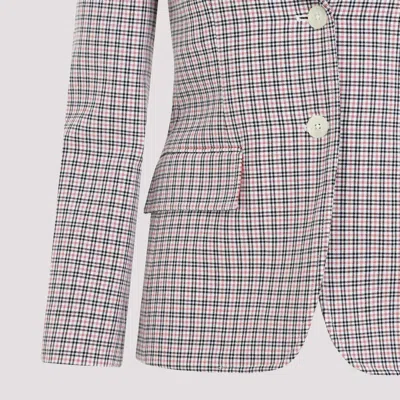 Thom Browne Checked Single-breasted Blazer