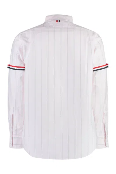 Thom Browne Vertical-stripe Pattern Cotton Shirt