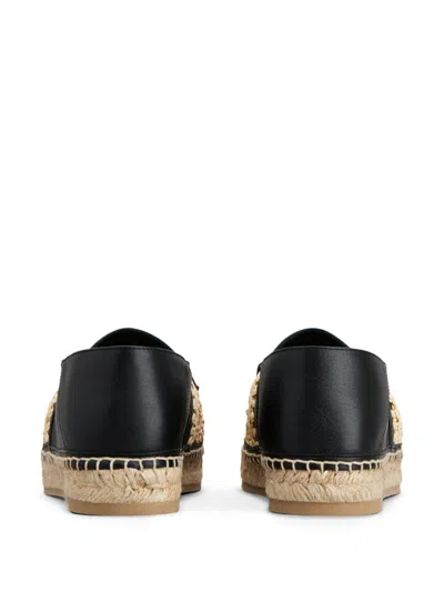 Tod's Woven-raffia Leather Espadrilles