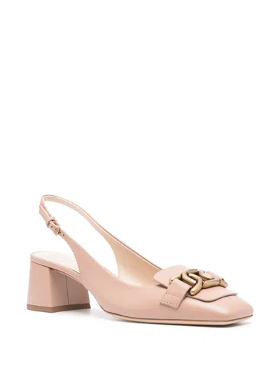 Tod's 50 Patent Leather Slingback Pumps