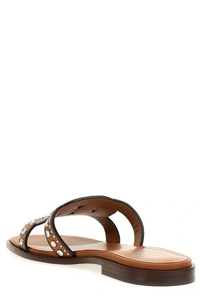 Tod's Women's Maxi Catena Stud Embellished Sandals