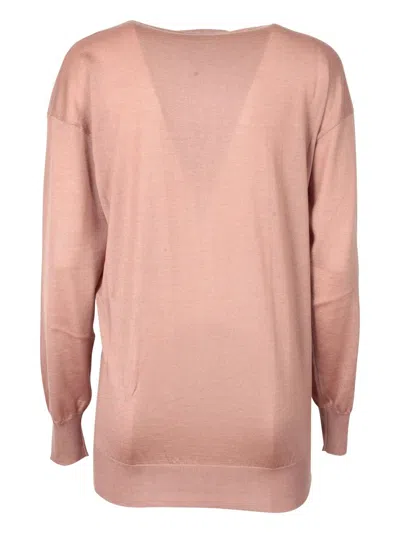 Tom Ford Pink High-neck Knitted Long-sleeve Top