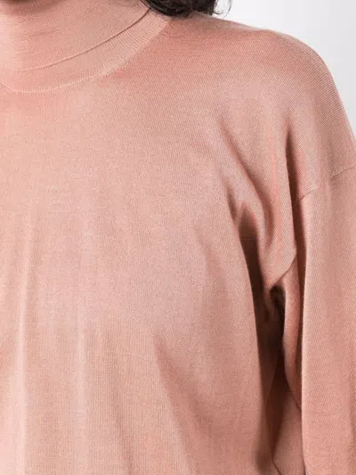 Tom Ford Pink High-neck Knitted Long-sleeve Top