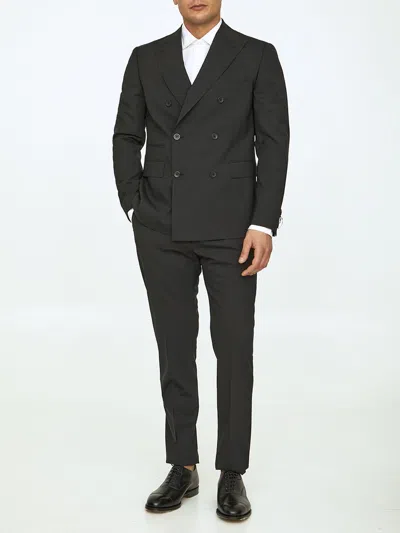 Tonello Black Stretch Wool Suit