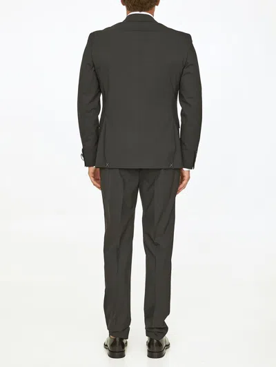 Tonello Black Stretch Wool Suit