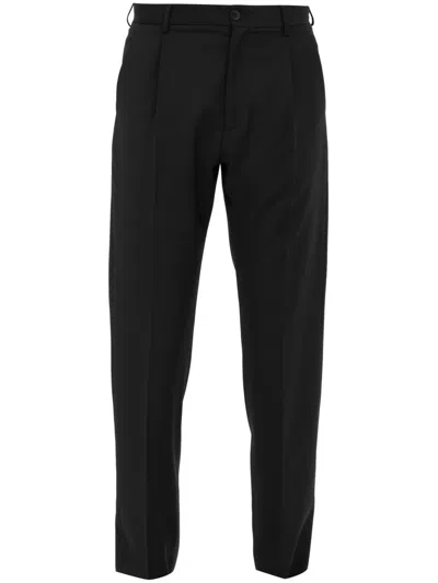 Tonello Black Wool Trousers