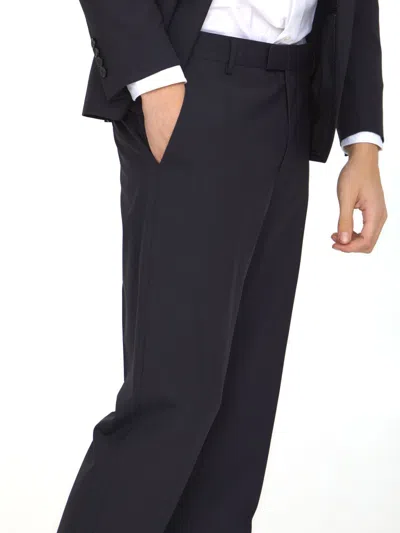 Tonello Black Wool Two-piece Suit