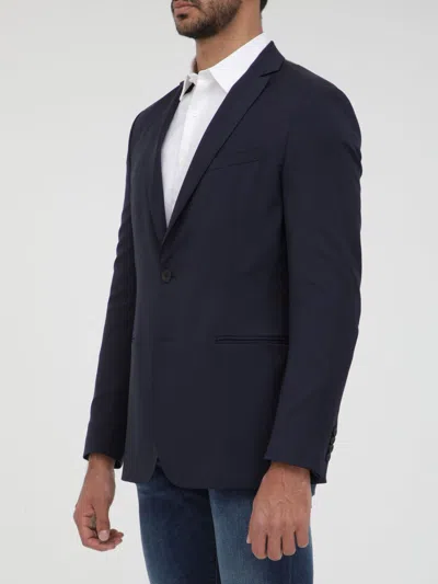 Tonello Blue Wool Jacket