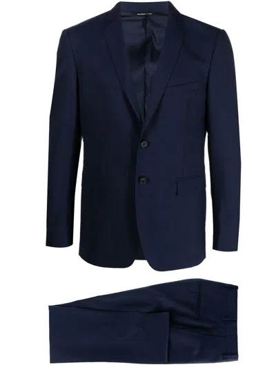 Tonello Blue Wool Two-piece Suit