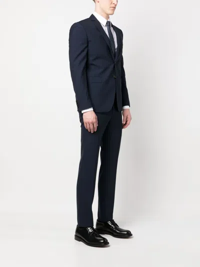 Tonello Blue Wool Two-piece Suit