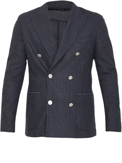 Tonello Grey Wool Jacket