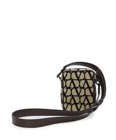 Valentino Men's Mini Locã² Toile Iconographe Bag