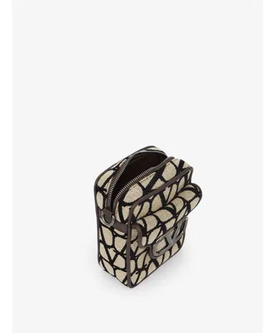 Valentino Men's Mini Locã² Toile Iconographe Bag