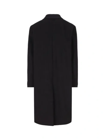 Valentino Oversize Wool Blend Coat With Structured Shoulders