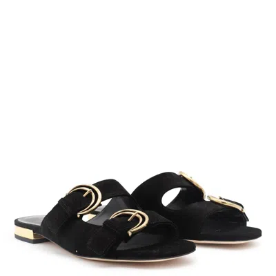 Chloé Mules Alizè Femme Noir Taille 36 100% Peau De Chèvre In Black