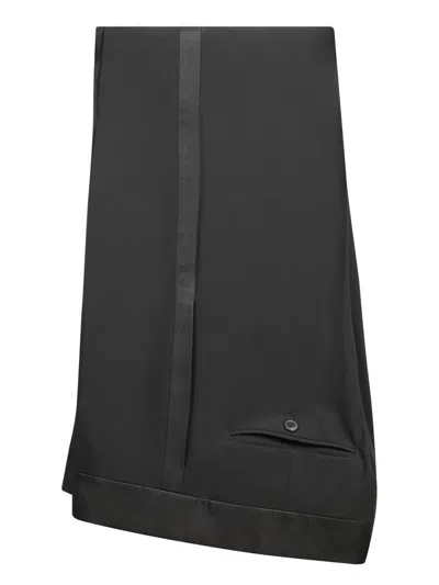 Giorgio Armani Single-breasted Tailored Suit In Black