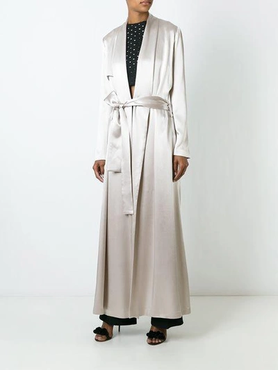 Shop Galvan Long Belted Coat